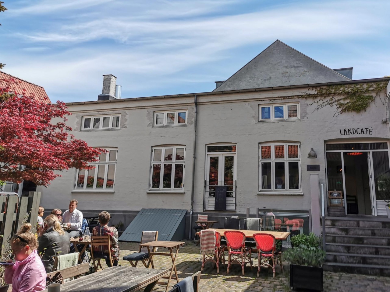 Landcafé i Latinerkvarteret i Århus