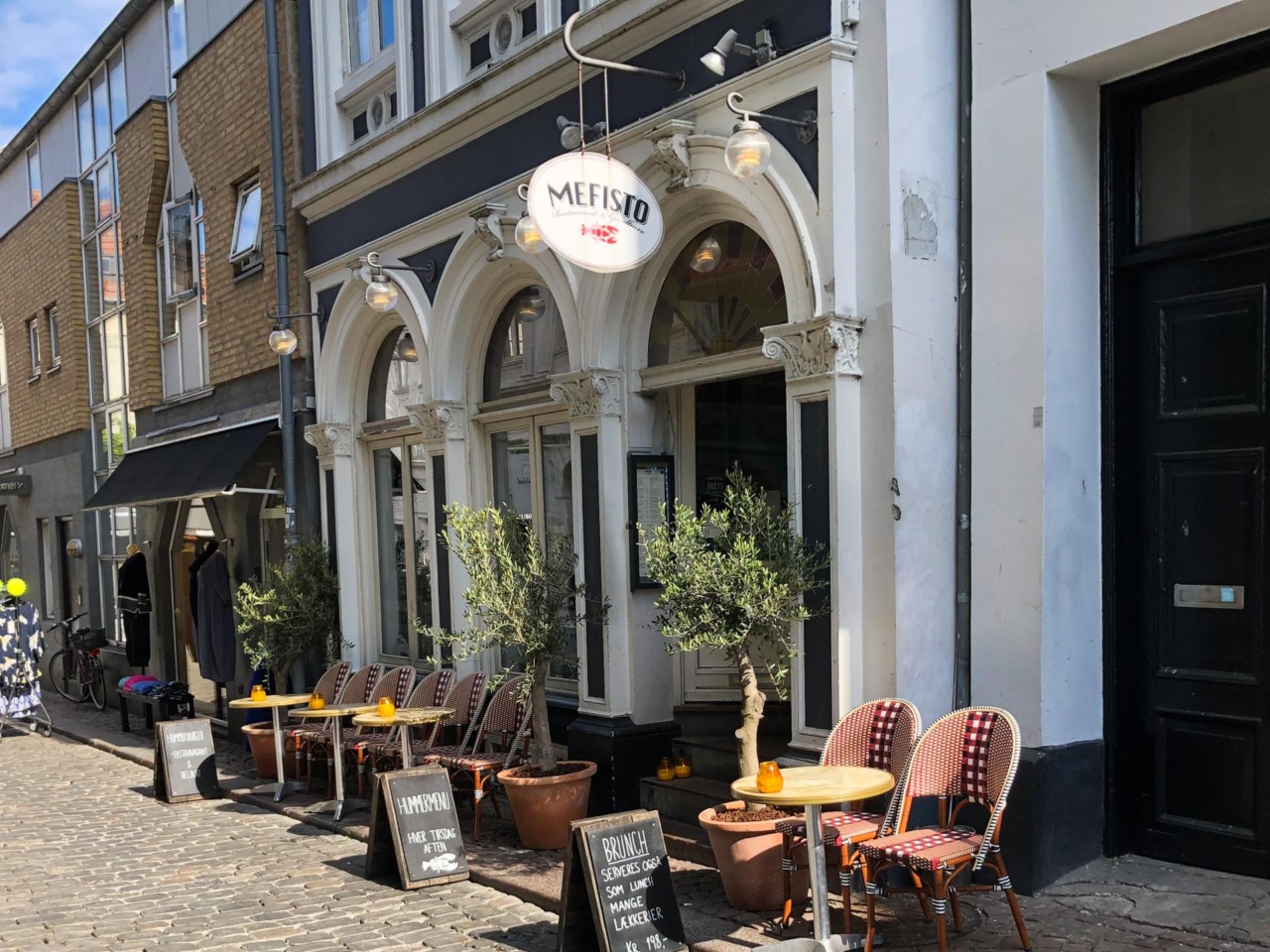 Mefisto Bistro & Beværtning set udefra Volden af