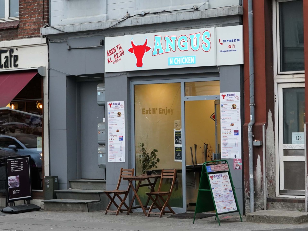 Angus N' Chicken House i Frederiks Allé