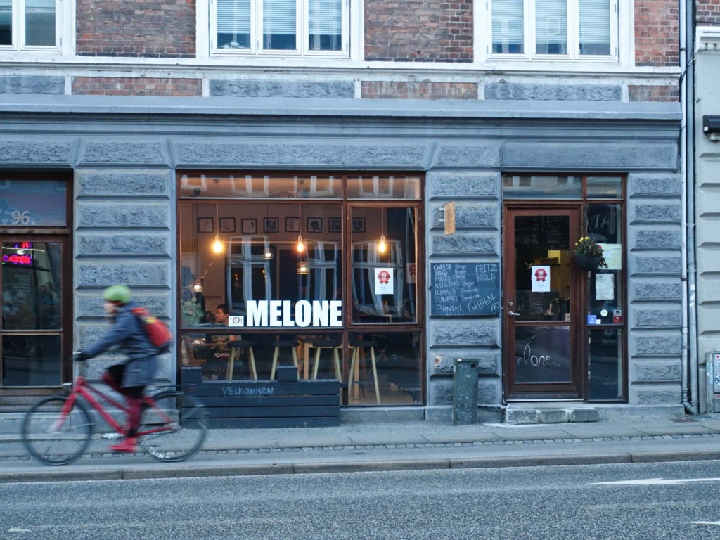 Melone i Frederiks Allé i Aarhus