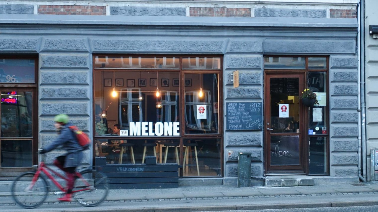 Melone i Frederiks Allé i Aarhus