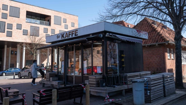 Go' Kaffe på Ingerslevs Boulevard set udefra gaden