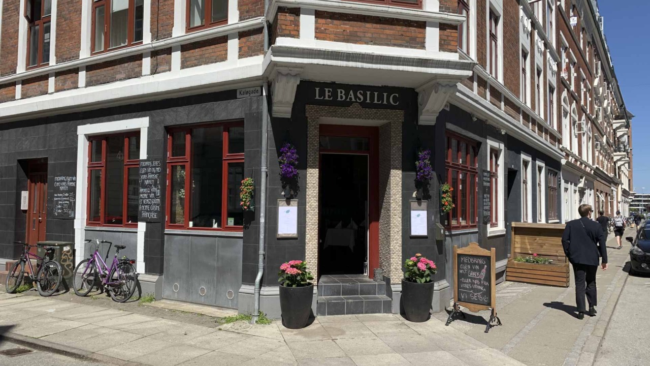 Le Basilic i Mejlgade set udefra