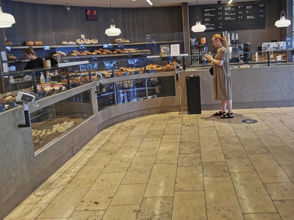 Nummersystemet fungerer rigtig godt hos Lagkagehuset - Langen&aelig;s Allé