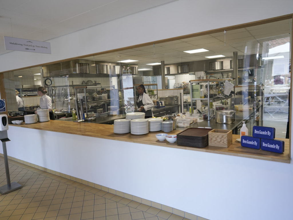 K&oslash;kkenet hos Restaurant G&aelig;stgiverg&aring;rden