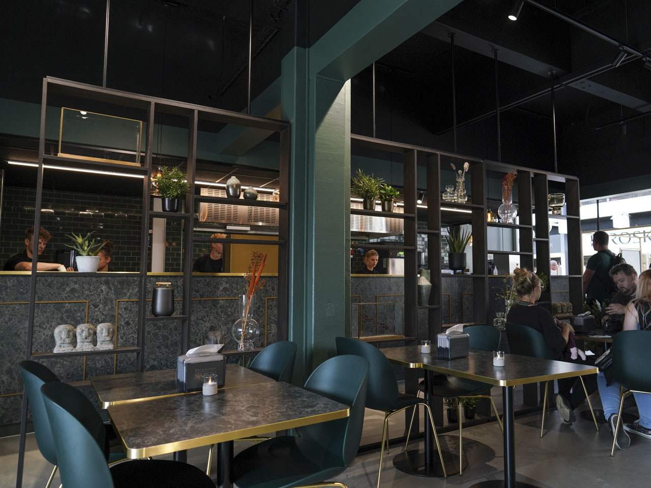 Indretningen fejler ikke noget hos The Burger Concept i Viby