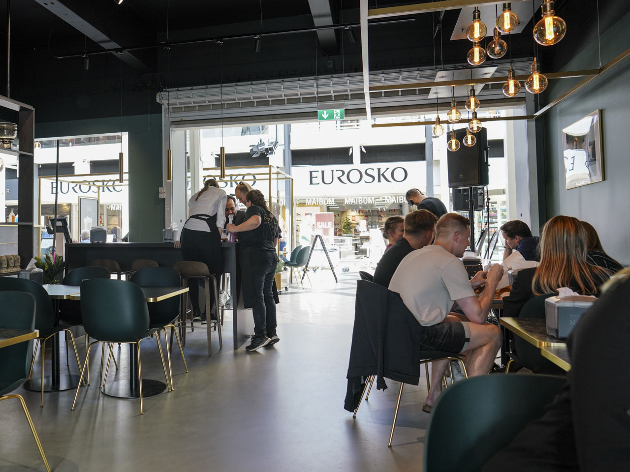 Der er ofte pænt med kunder hos The Burger Concept i Viby