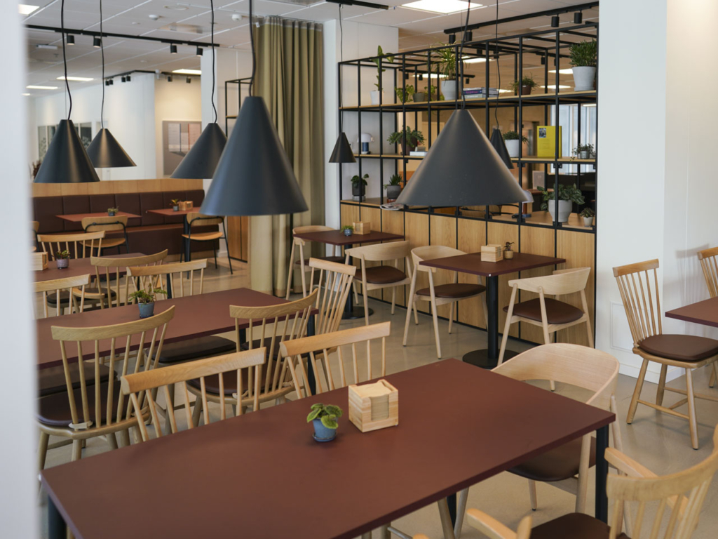 Indretningen hos &Oslash;ens Madhus p&aring; Aarhus &Oslash;