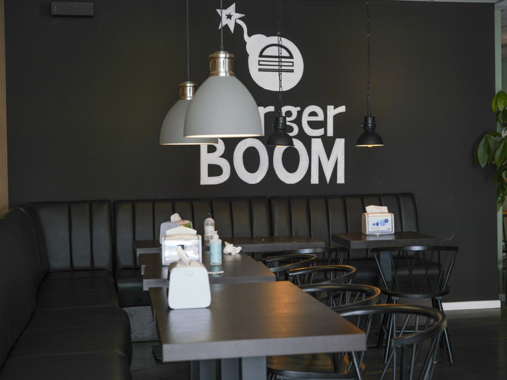 Burger BOOM på Tr&oslash;jborg