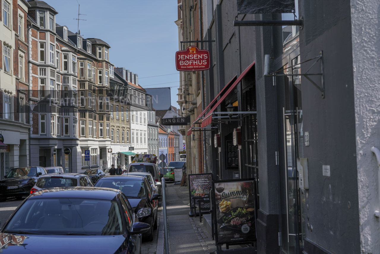Jensens Bøfhus - Aarhus City åbnede her sidst i 1980'erne