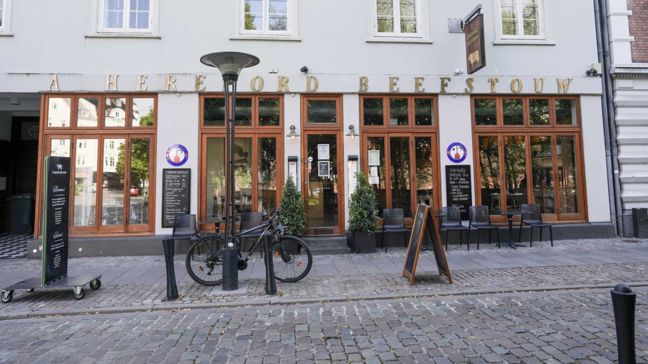 A Hereford Beefstouw er en stor restaurant midt i Aarhus