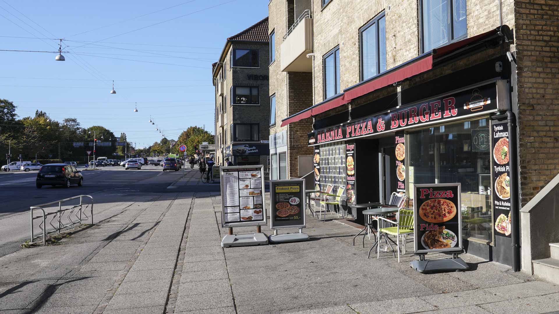 Narnia Pizza & Burger på Viborgvej i Aarhus