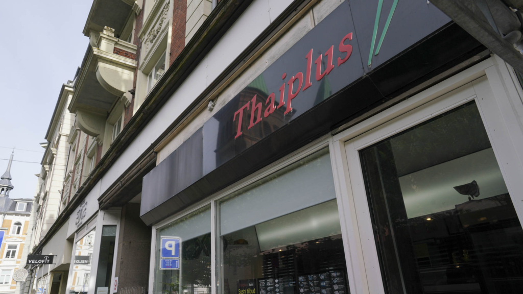 Thaiplus på Frederiksbjerg set udefra