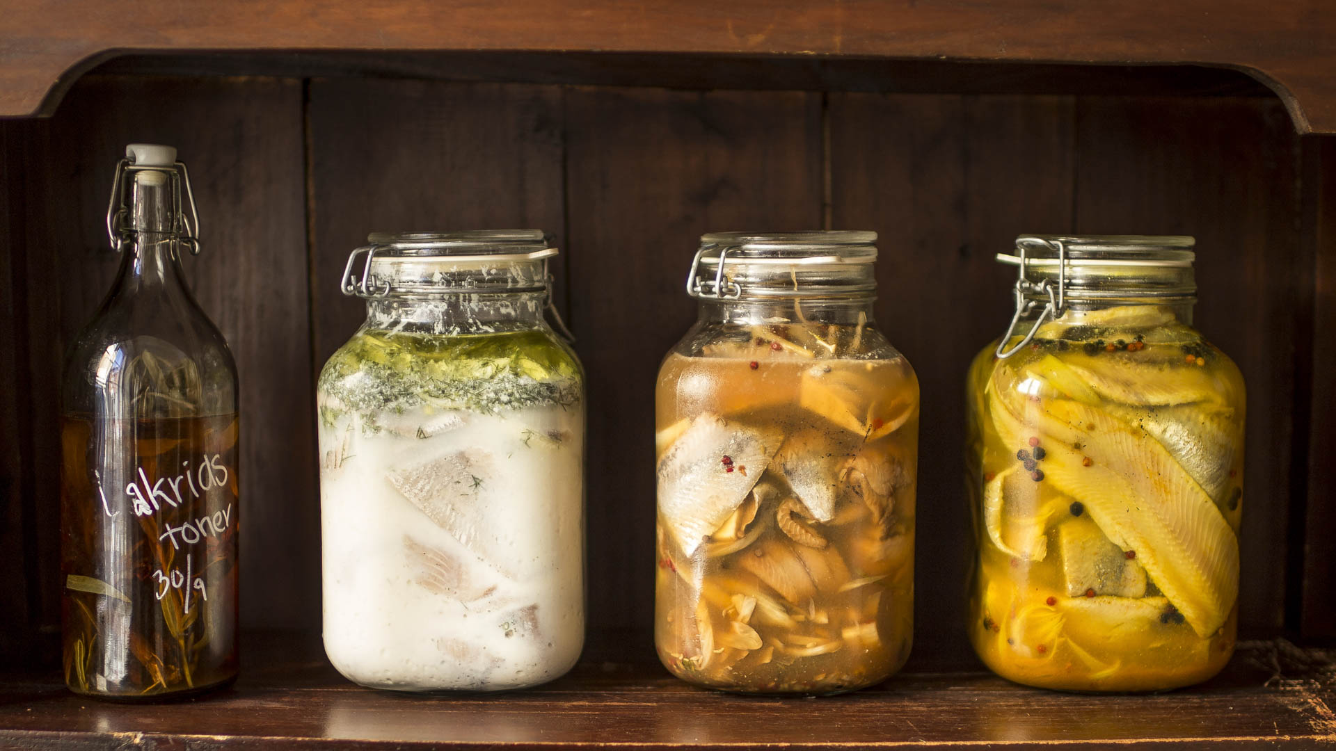 Hjemmelavet sild hos Restaurant Unico