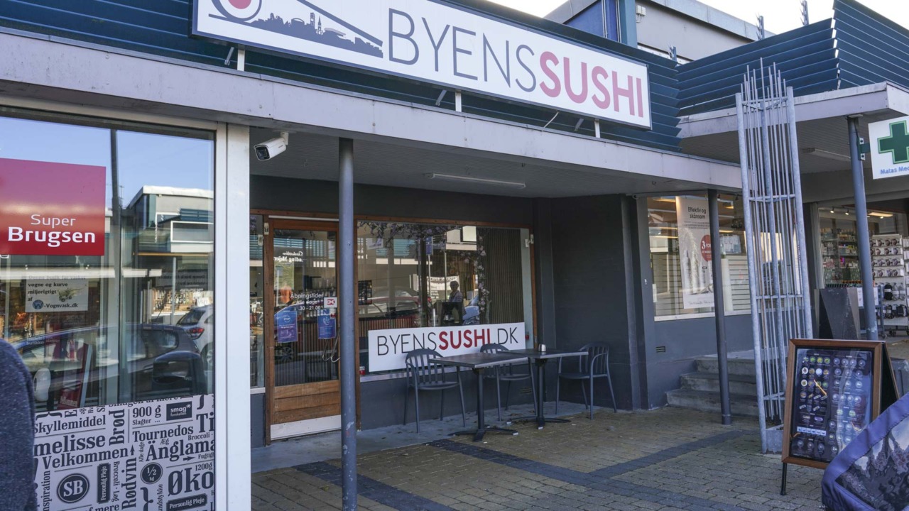 Byens Sushi på Kridthøj Torv