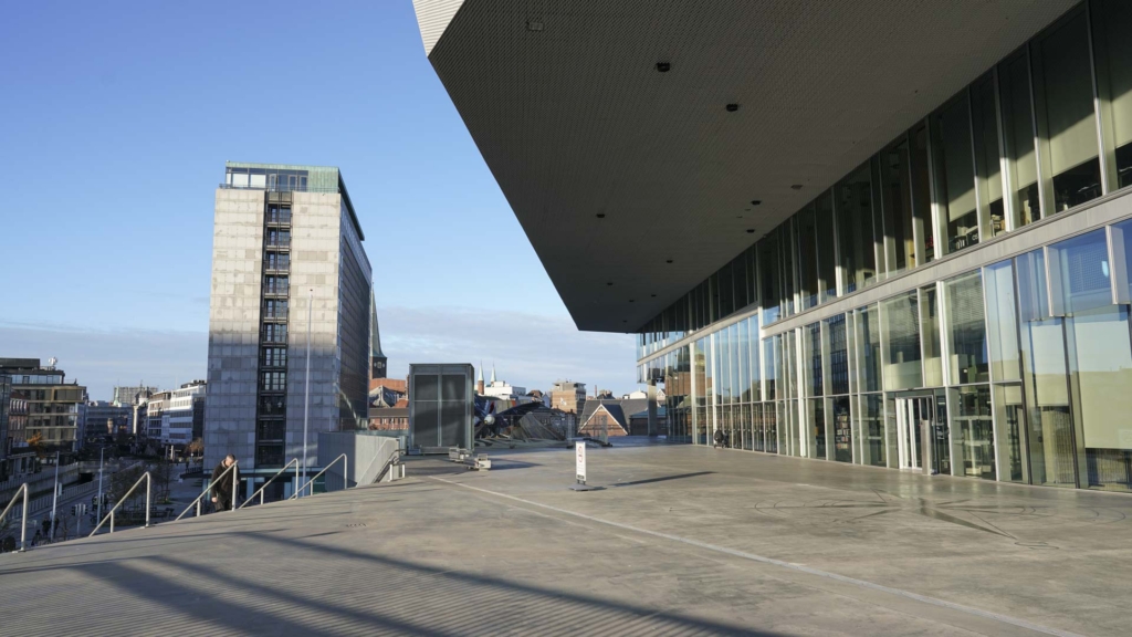 Café Dokk1 på havnen i Aarhus