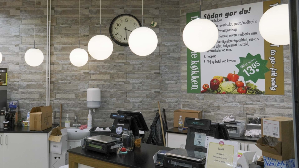 Kassen hos D&acute;let - Det Gr&oslash;nne K&oslash;kken