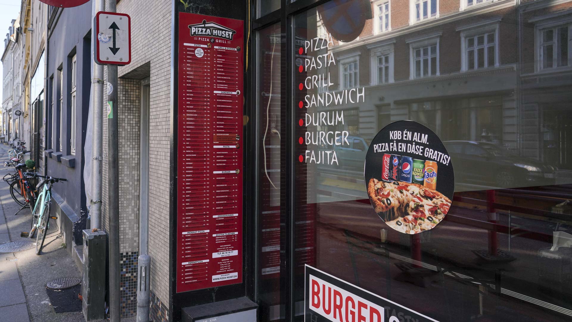 Pizza Huset i Frederiks Allé 89