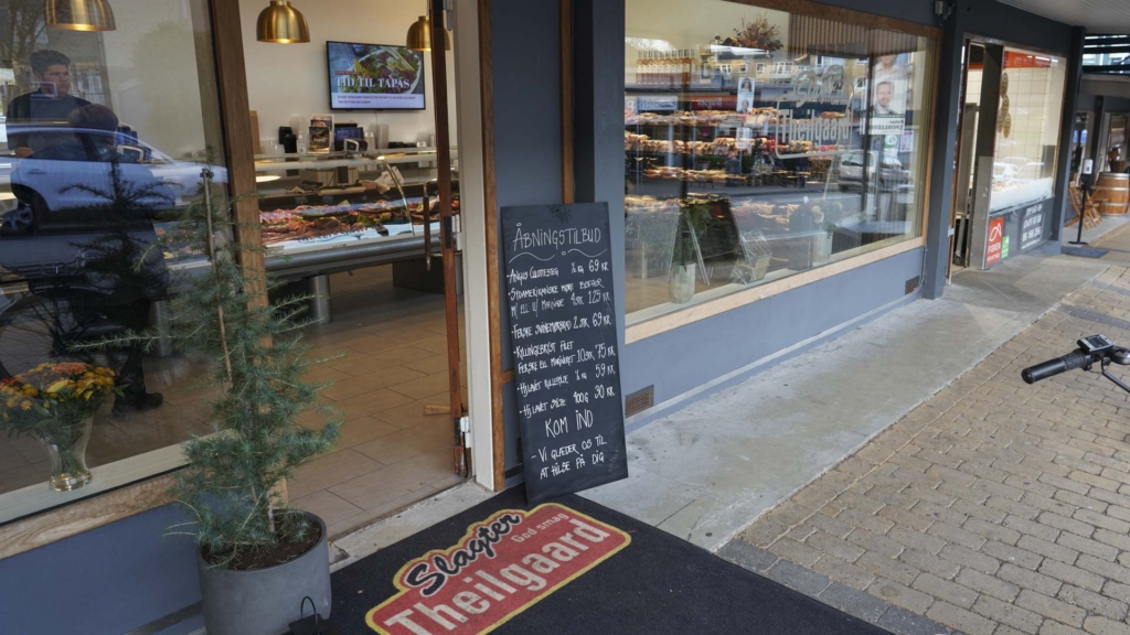 Slagter Theilgaard på Kridth&oslash;j Torv