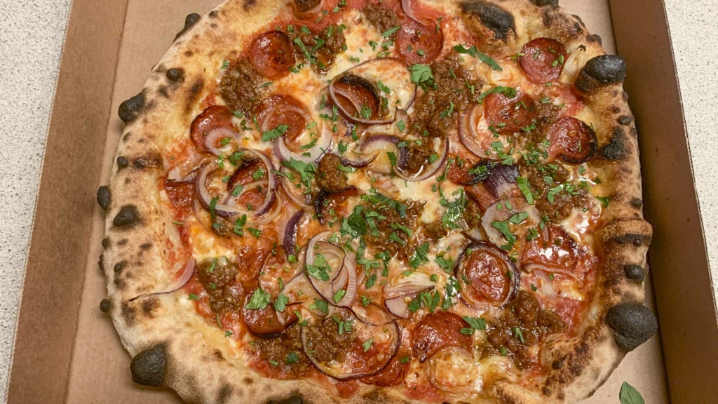 En pizza som takeaway fra SPRÖD