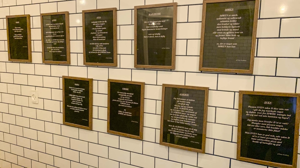 De har danske navne p&aring; deres pizzaer hos SPRÖD - ret cool