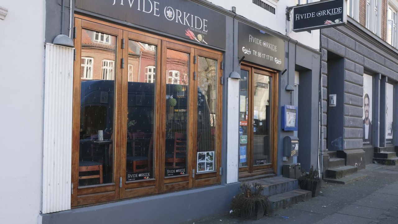 Den Hvide Orkide tæt på Strøget i Aarhus