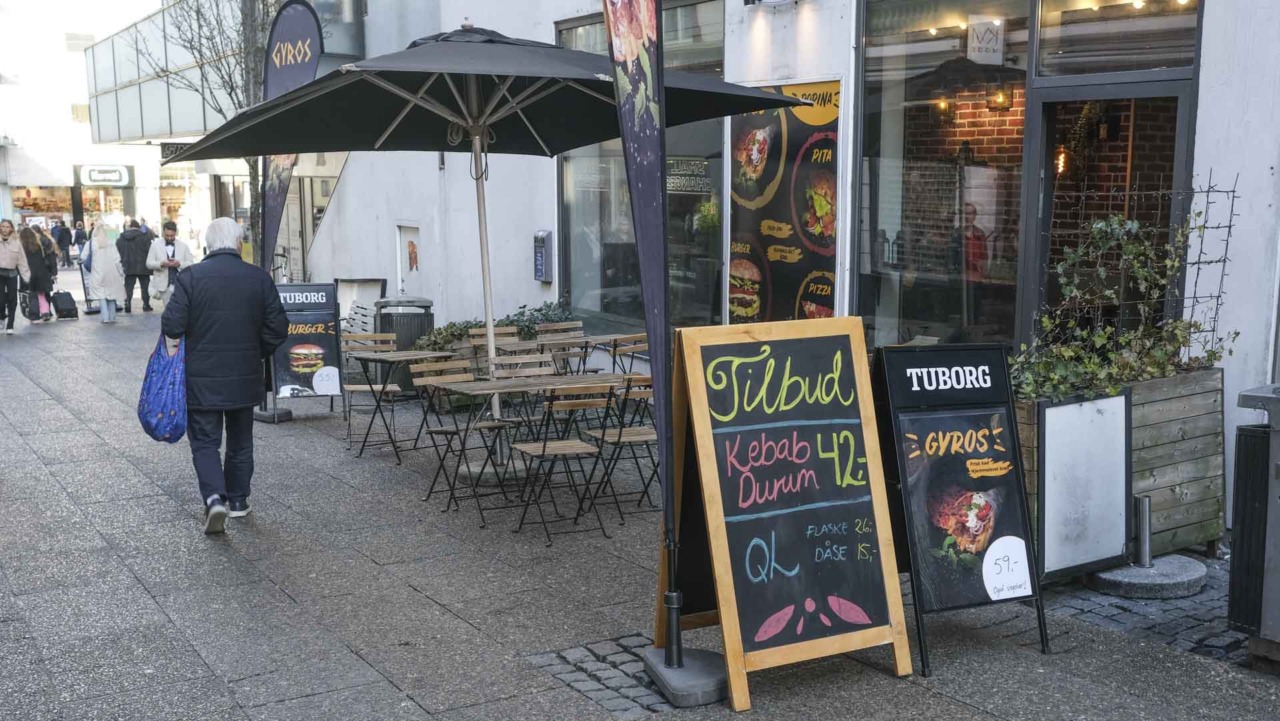 Popina i Frederiksgade set udefra