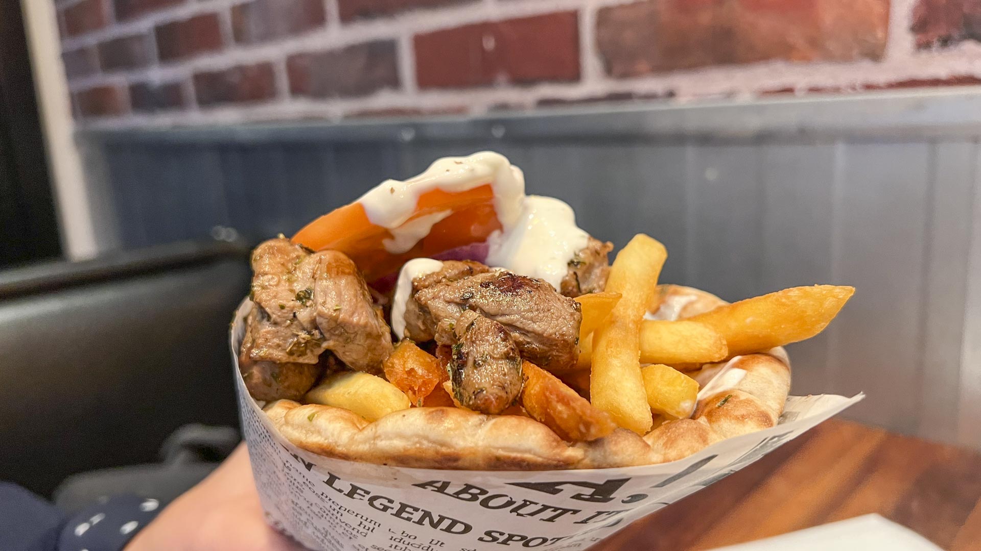 En noget sej gyros hos Popina i Frederiksgade