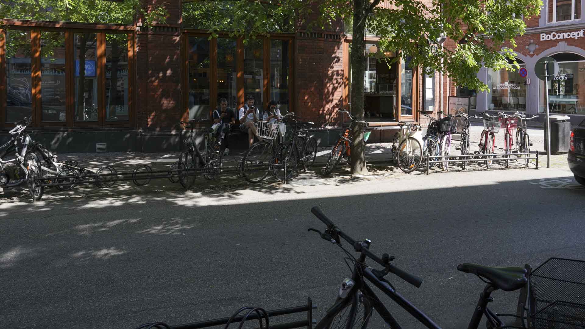 Udsigten mod Emmerys fra The Original Pita