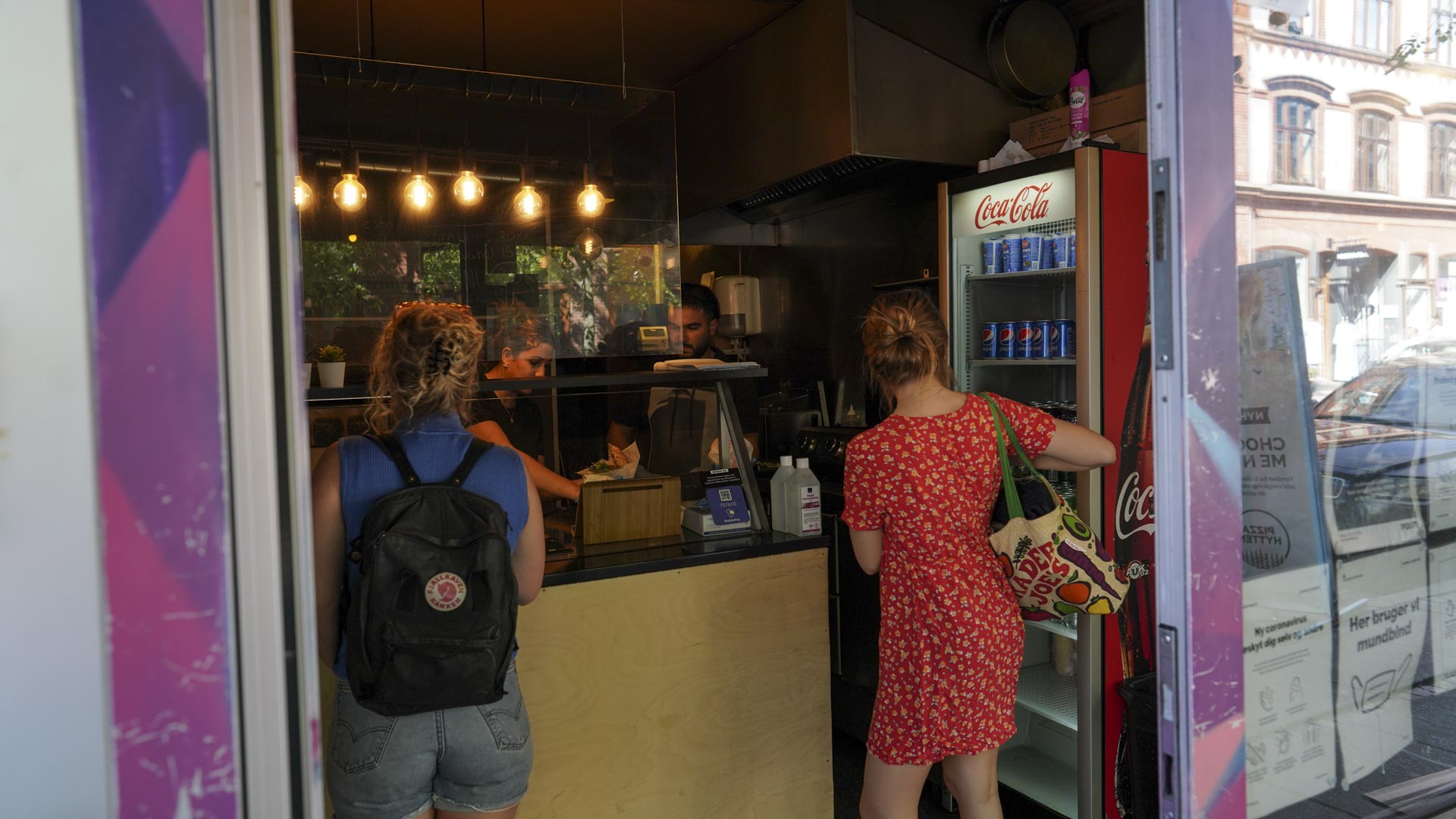 Lidt kunder står i kø hos The Original Pita