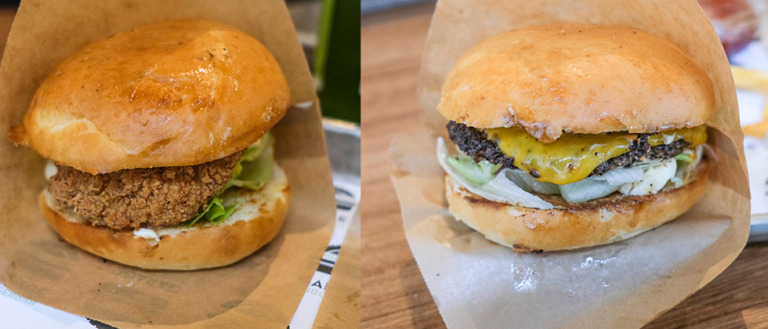 Et par burgere hos Garageburger i Aarhus