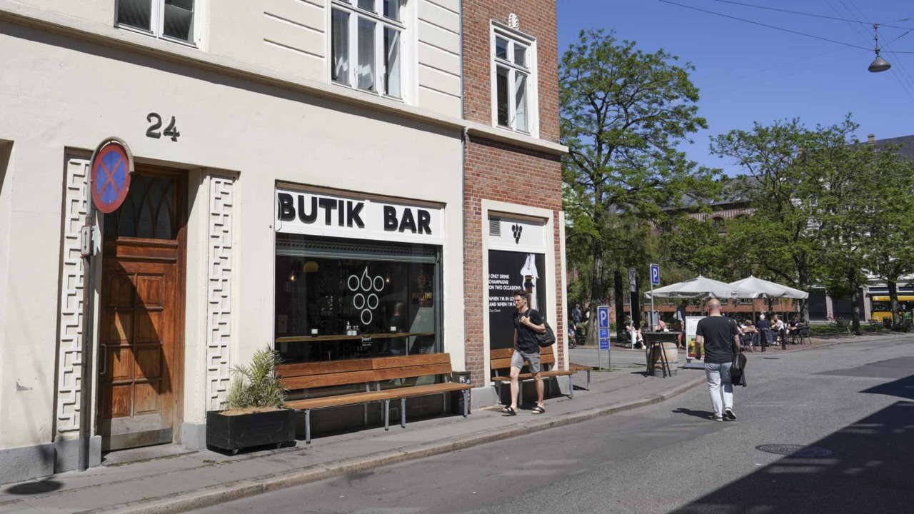 Pinot Butik & Bar set udefra