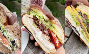 Byens Bagel og der tre hjemmelavede bagels