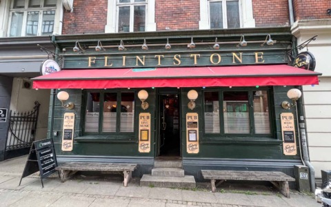 Flintstone Pub som ligger i Rosenkrantzgade 20, 8000 Aarhus