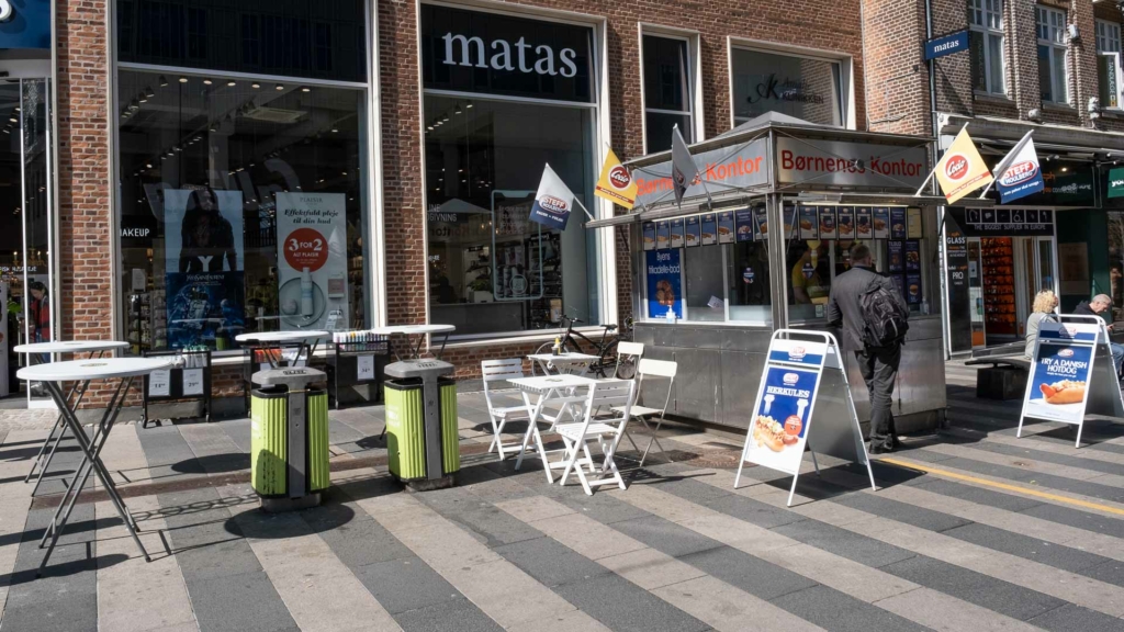 P&oslash;lseboden på Str&oslash;get i Aarhus