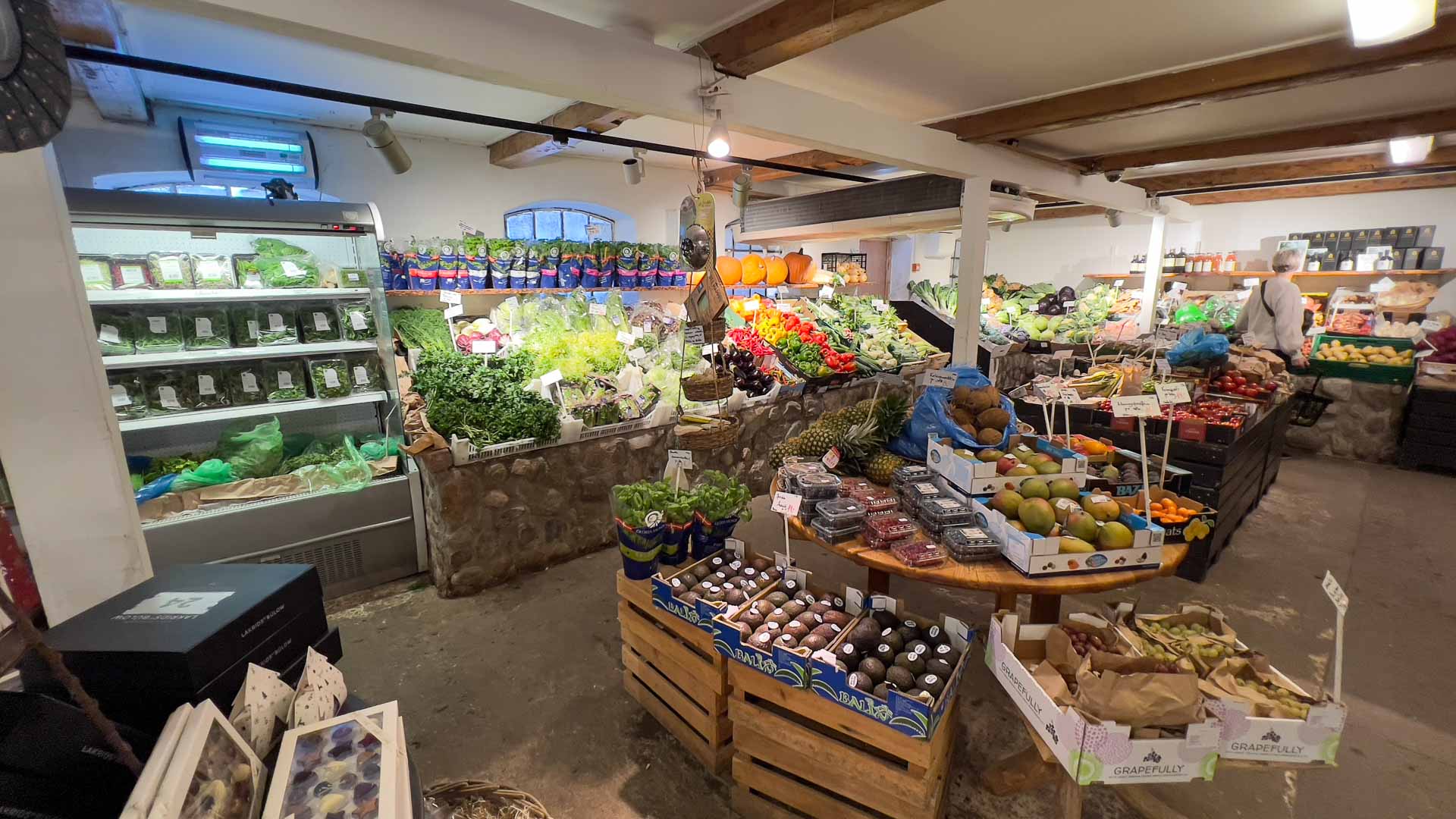 Her ser man grøntafdelingen hos Gartnergården i Skødstrup