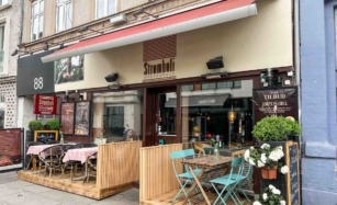 Stromboli ser udefra Jægergårdsgade af