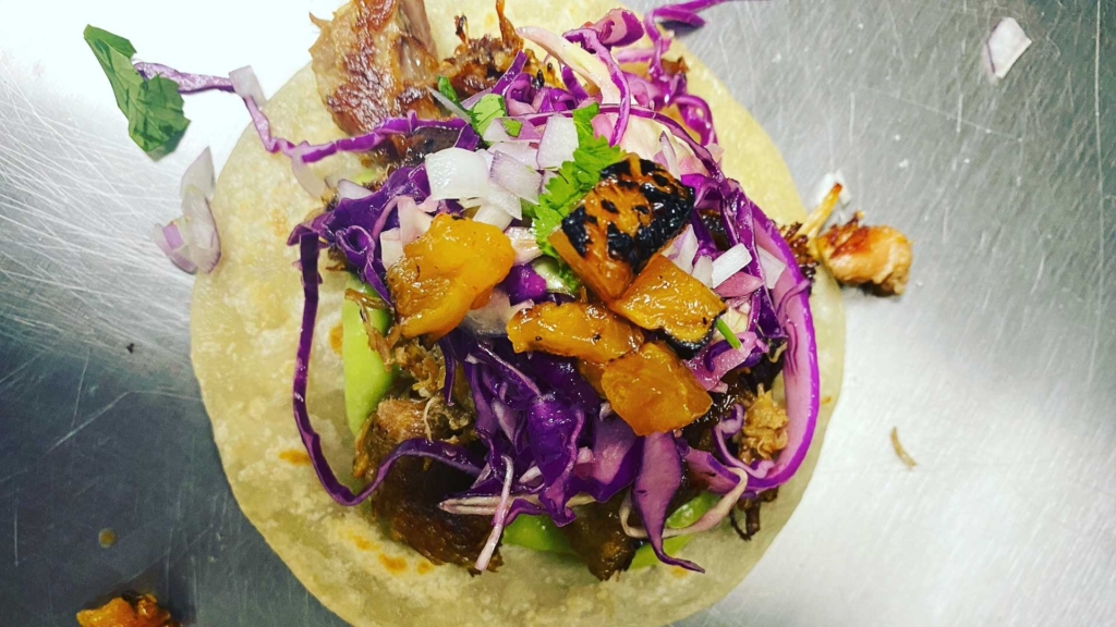 En taco hos Tacå Bar i Frederiksgade