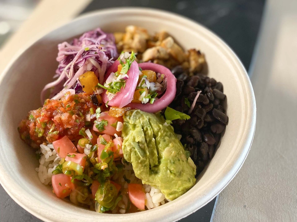 En salat fra Tacå Bar i Frederiksgade