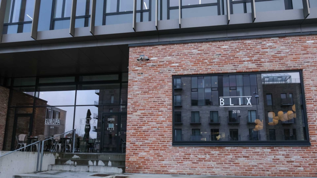 Her ses indgangen till Caf&eacute; Europa 2019