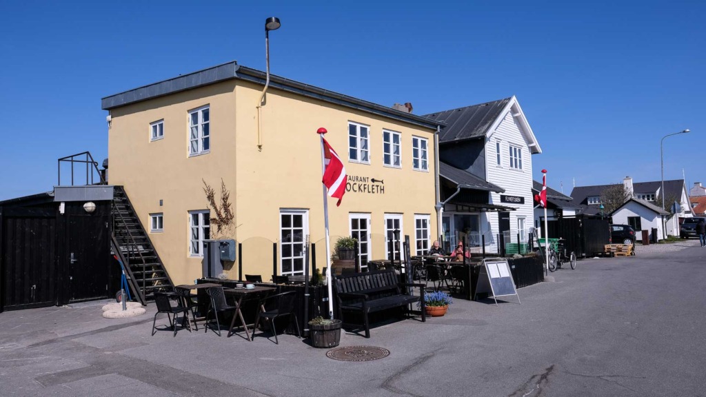 Restaurant Stockfleth på havnen i Ebeltoft
