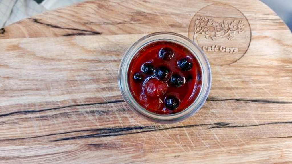 Dagens dessert hos Café Gaya