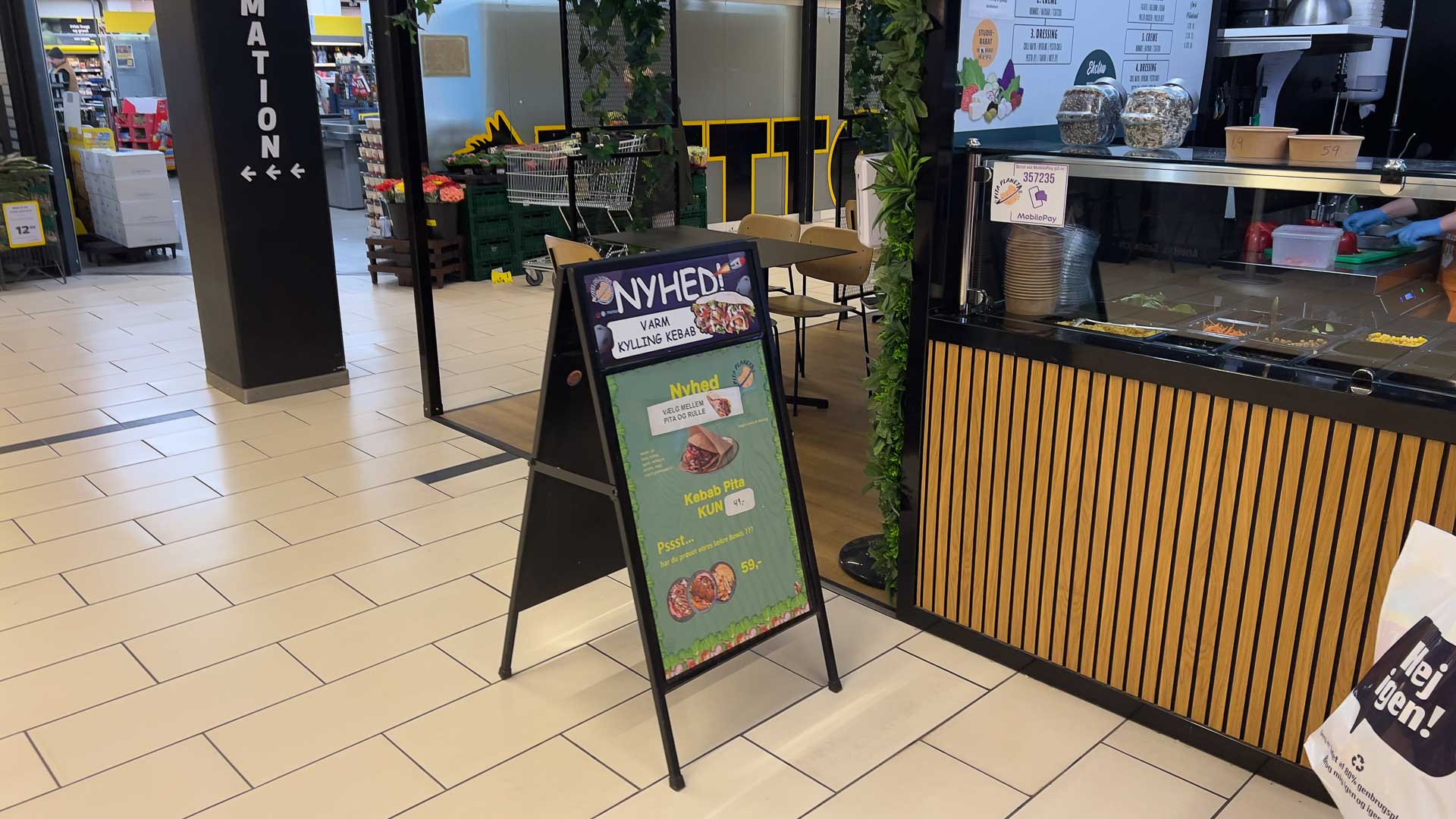 Fast food hos Pita Planet Pure i Storcenter Nord