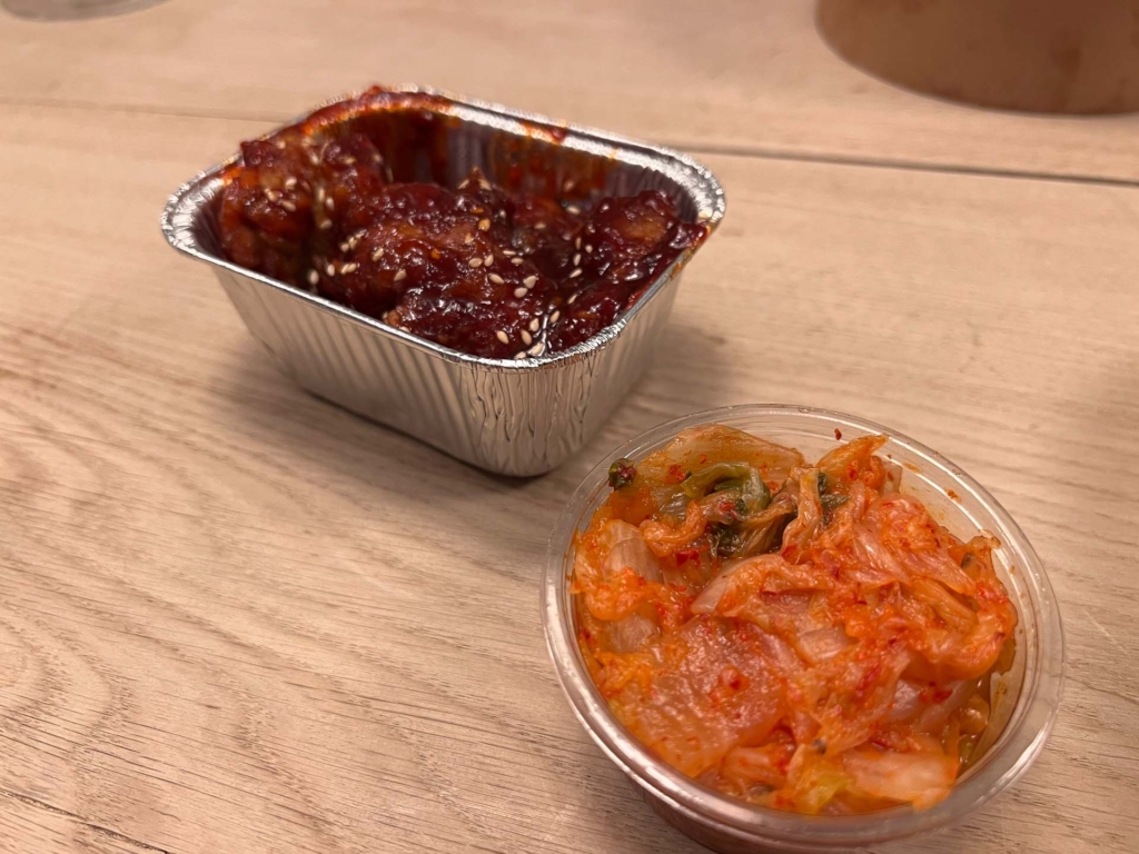 Lidt meget tam takeaway fra Bap - The Korean Cuisine