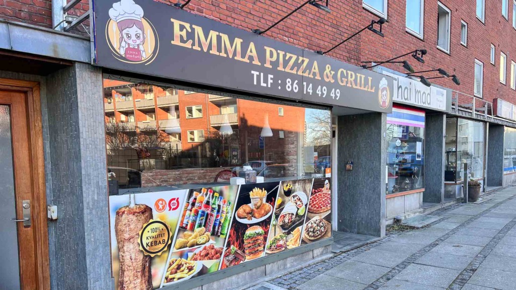 Emma Pizza & Grill laver pizza, burgere og kebab