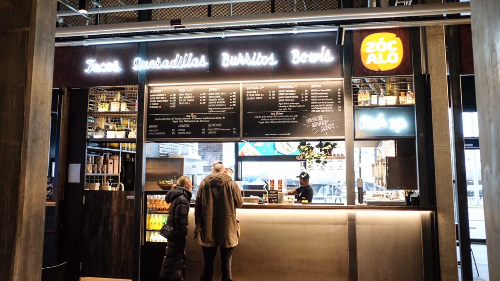 Z&oacute;calo i markedshallen i Nicolinehus