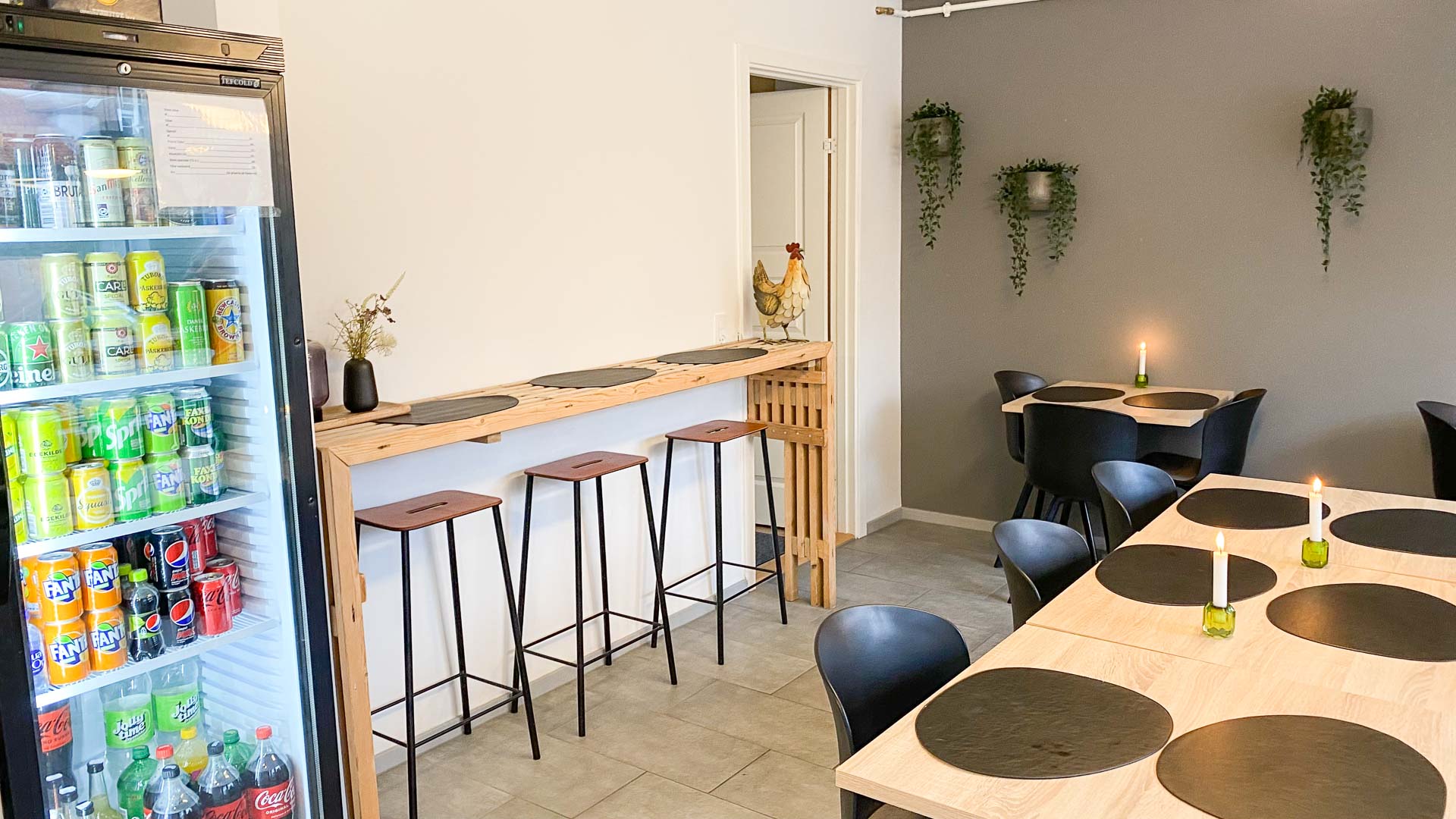 Personligt og intimt er dækkende ord over det relativt lille bistro-lokale