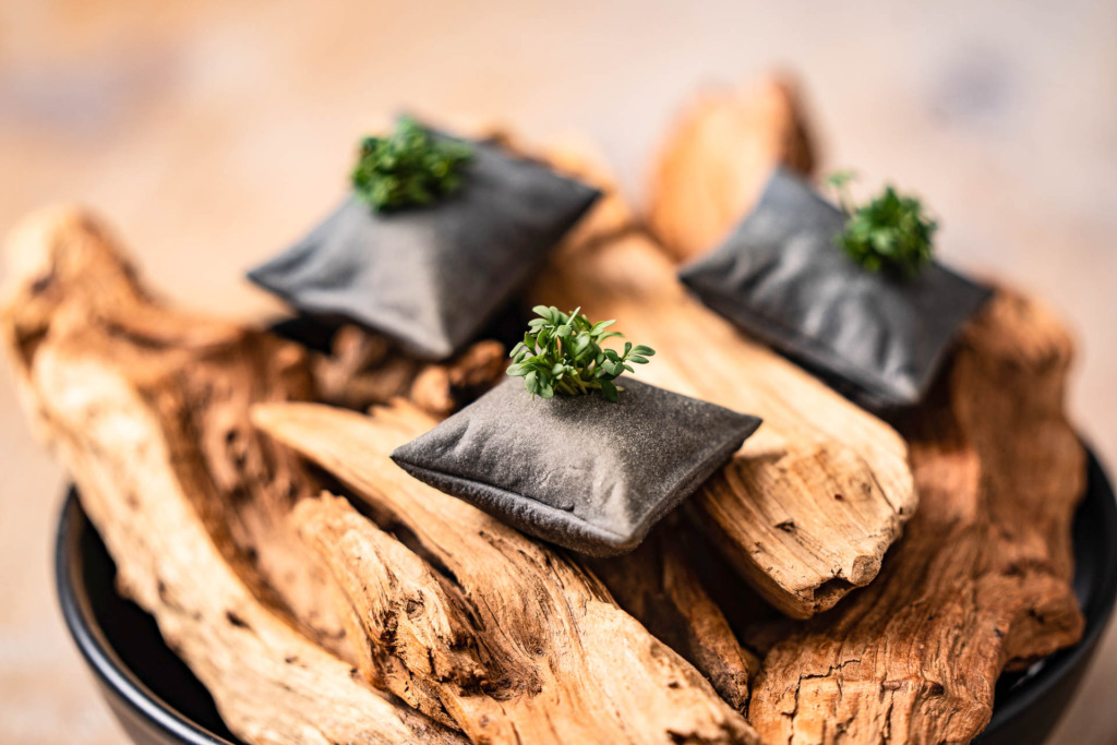 En snacks-servering hos Gastrom&eacute;