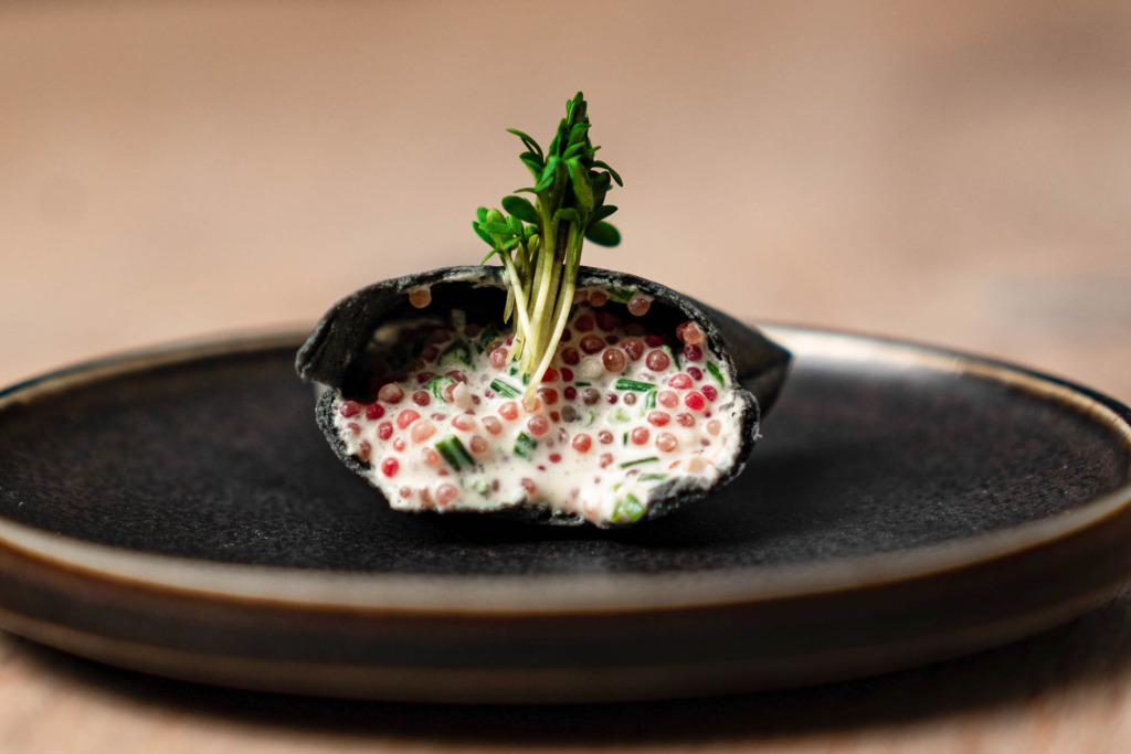 Restauranten ligger i en smuk villa