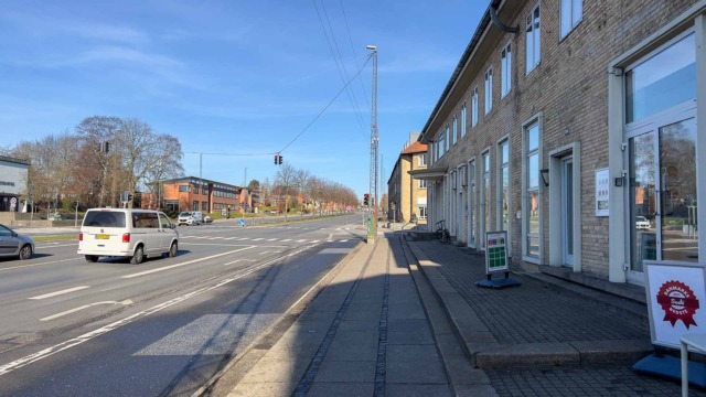 Er ser man Skanderborgvej i Viby